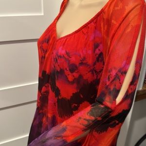 INC International Concepts Cold Shoulder Top